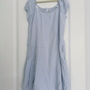 Abercrombie Kids girls stripe summer sun dress swim cover size 15 16